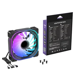 Factory Directly Sale Pc Gaming ATX Case Cooling & Fans CPU Radiator Mirror Rgb Fan 120mm Computer RGB Fan