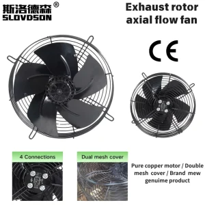 Factory High Air Volume Axial Flow Fan Industrial Cooling Fan for Machinery Cooling and Air Circulation