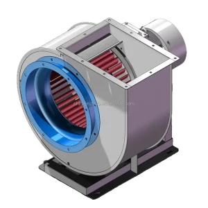 Factory High Efficiency Industrial Exhaust Ventilation Medium Pressure Blower Centrifugal Fan AC 220V~240V 380V 330W