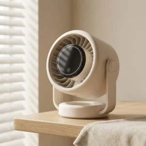 Factory Hot Seller Mechanical Folding Portable Fan Outdoor Camping Mini Table Air Cooler Car Use Rechargeable 3600mah Plastic