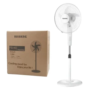 Factory Hot Selling Pedestal Electric Stand Fan Height Adjustable 16 Inch Mechanical Control Standing Fan for Home