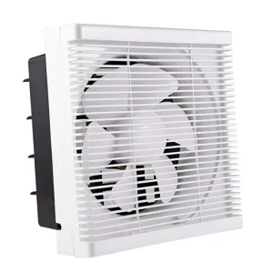 Factory Kitchen Wall Mounted Window Suction Air Axial Flow Ventilation Fan Plastic Home Bathroom Shutter Exhaust Fan