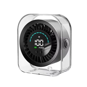 Factory New Stylish Fan Portable Small 360 Rotatable 3000mAh Battery Rechargeable Quiet Summer Cooling Fan