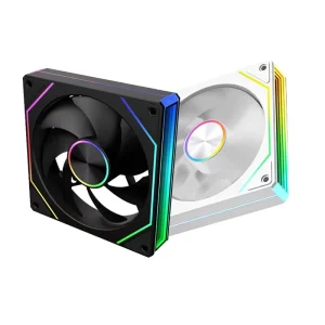 Factory OEM 120mm ARGB PWM Smart Sync Fluid Bearing 5V PC Cooling Fan High Static Pressure LED Computer Case Fan for Gaming
