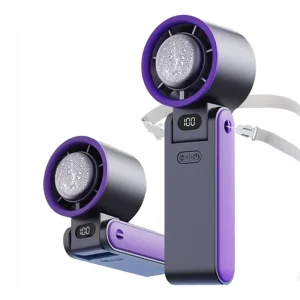 Factory OEM Handle Fan 3500mAh Micro USB Rechargeable 3 Speed Cooling Function with Button Control Travel Outdoor Car & RV