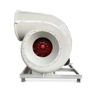Factory OEM Heavy Duty Corrosion Resistant Fiberglass High Pressure Centrifugal Fan FRP Exhaust Ventilation Blower Low Noise