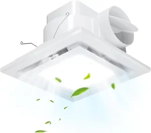Factory OEM ODM Exhaust Fan for Bathroom with Light Shower Restroom Kitchen Office Home LED Ceiling Fans with Light