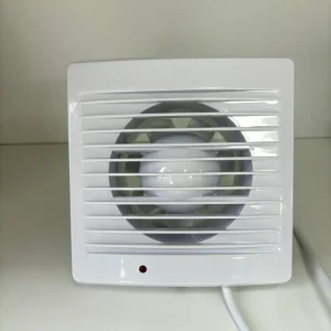 Factory Outlet Customized Logo Exhaust Fan 4inch 100mm Ball Bearing Brushless Silent Plastic Square Wall Mounted Extractor Fan
