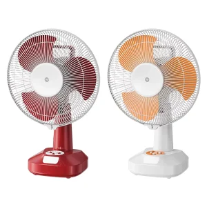 Factory Price 12 Inch Rechargeable Table Fan Pedestal Floor Fan Oscillating Solar Fan AC DC with LED Emergency Light