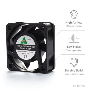 Factory Price 40mm DC Axial Brushless Fan 4015 Series High Quality Industrial Cooling Fan High Airflow Mini OEM Electric