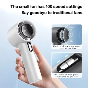 Factory Price Gift Box Mini Portable Pocket Fan Hotel Usb Hand Fan Black Plastic Hand Fan Custom