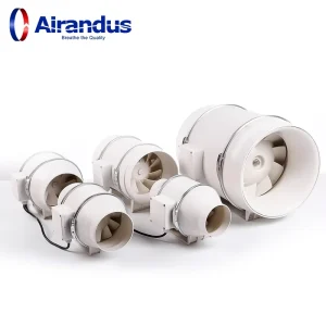 Factory Price OEM HVAC Exhaust Duct Fans Plastic Axial Exhaust Fan Ventilation Fans for Ventilation Duct