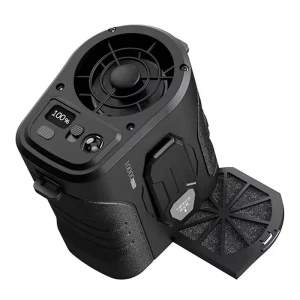 Factory Price Wearable Body Fan 10000 Mah Waist Fan Portable Clip Fan with Power Bank Flashlight