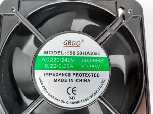 Factory Produced AC Exhaust Fan Waterproof Industrial Fan for Outdoor Equipment Heat Dissipation