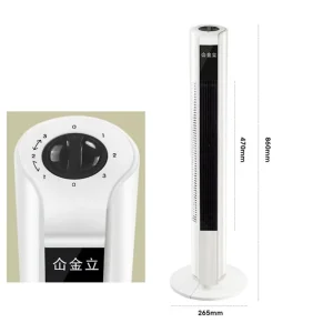 Factory Safety Bladeless 36 Inch Oscillating Tower & Pedestal Fans With Remote Control Portable Fan New Design