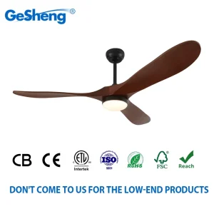 Factory Simple Style 52 Inch ABS Ceiling Fan Light Dc Motor Modern Ceiling Fans With Light