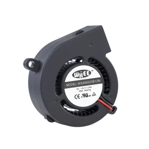 Factory Supplied 60mm Mini Blower Fan 12V DC 60x60x25mm 24V Air Flow Cooling Fan Free Standing Plastic Blade DC Centrifugal Fan
