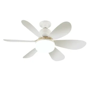 Factory Supply Electric 40W 6 Blade LED Ceiling Fan Light with 3 Speed Remote Control Quiet Design Class a Energy Efficiency