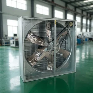 Factory Supply Electric Axial Exhaust Fan Wall Mounted Push Pull Design Galvanized Steel Stainless Steel Industrial Use