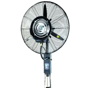Factory Supply Electric High Speed 5L Per Hour Heavy Duty Metal Centrifugal Water Mist Fan 3 Speed Touch Control Energy Floor