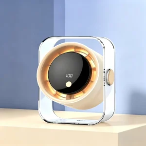 Factory Supply New High end Transparent Home Desktop air Circulation Fan USB Smart Timing Outdoor Camping Mini Fan for Summer