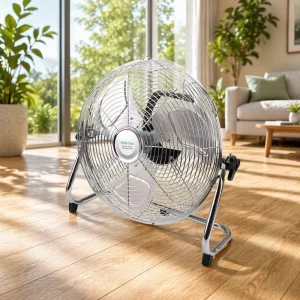 Factory Supply Product 14Inch 25W 12Speed Adjustable Rechargeable Solar Table Fan with Solar Panel