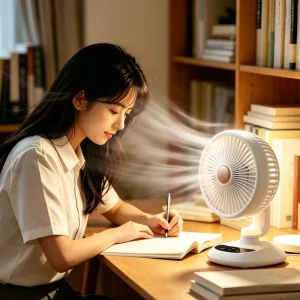 Factory Table oscillating wall mount 3000mAh brushless motor touch lamp digital display timing Desktop swing air circulating fan