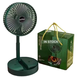 Factory USB Rechargeable Portable Telescopic Fans Folding Floor Standing Wireless Design Promotional Gift Box Car RV