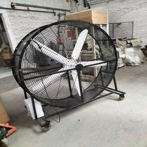 Factory V110V 240V 36″ 42″ 48″ Industrial High Velocity Heavy Duty Metal Belt Drive Cooling Air Floor Mobile Drum Fan