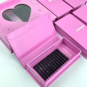 Fadvan Closed Easy Fans Lash Dark Matte Fluffy Cashmere Lash Trays Fan Like Butter Premium Cashmere Easy Fan Lash Extensions