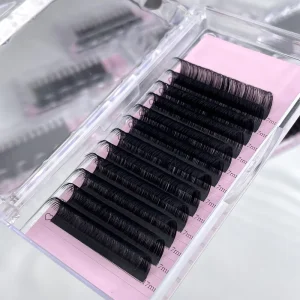 Fadvan Lash Extension M Curl Supplies Cashmere Lash Extensions Easy Fan Dark Matte Fluffy Easy Fan Lash Extensions