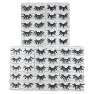 False Eyelashes Natural Long Lashes That Look Like Extensions C Curl Black Faux Mink Lashes 3D Light Full Strip Lashes