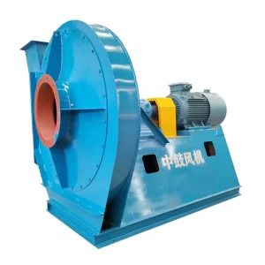 Fan Cast Iron Industrial Radial Blade Radial Exhaust Fan 50Hz Free Standing 220V AC for Construction Industries
