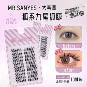 Fan Eyelash Comfortable Cruelty Free for Daily Look Makeup From Quality Materials to Beautiful Lashes