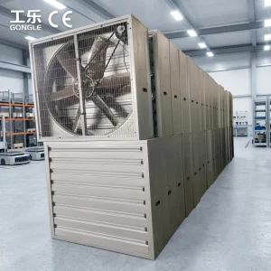 Fan Manufacturer 800/1000/1380 mm Factory Industrial Extractor Fan Warehouse Wall Mounted Louvers Exhaust Fan