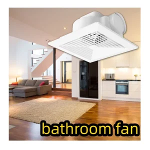 Fanspex Bathroom Ceiling Exhaust Fan for Home Indoor Air Circulation 11.4″ Panel 1.0 Sones Quiet Operation 110 CFM