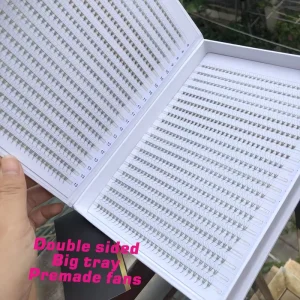 Faux Mink 10D 14D 20D Promade Large Trays Premade Fans 5D 6D 8D Long Stem Russian Volume Lashes Superroot Premade Lashextensions