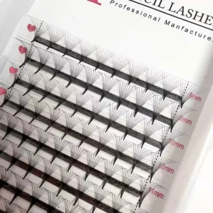 Faux Mink Premade Fans Eyelash Extensions Long Base Short Base Lash Trays