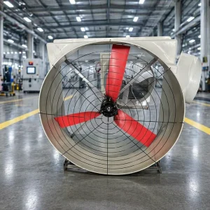 Fiberglass Axial Flow Fan Electric High Air Volume OEM ODM for Greenhouse Climate Control and Agricultural Air Circulation