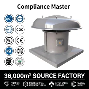 Fiberglass Negative Pressure Industrial Exhaust Fan High Power Farm Ventilation