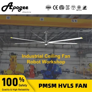 Finished Product 5.5m Workshop HVLS Industrial Ceiling Fan with Good Price