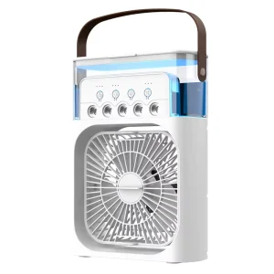 Five-hole Spray Fan Desktop USB Plug-in Fan Humidifier Air Conditioner Fan Mini Electric Fan