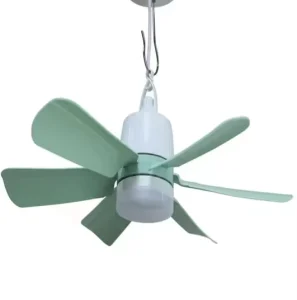 Fixed Frequency Quiet Ceiling Fan Light Strong Airflow Removable Blades 2 in 1 Space Saving Cooling Only for Living Room