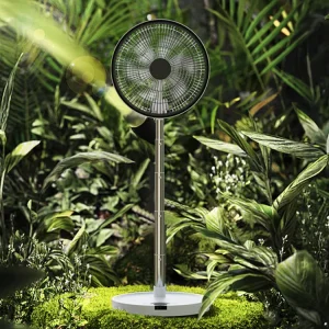Floor Stand Fan Remote Control Electric Fan Rechargeable Home ABS Standing Pedestal Adjustable Fan