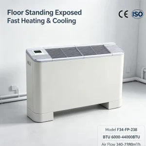 Floor Standing Chilled Water Fan Coil Unit Hydronic FCU for Commercial Building Mall Hotel Heating and Cooling
