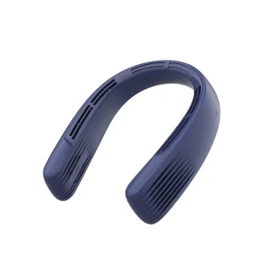 Foldable 2400mAh Wearable Leafless Fan Hands Free Silent Bladeless Cooling Portable Neck Fan