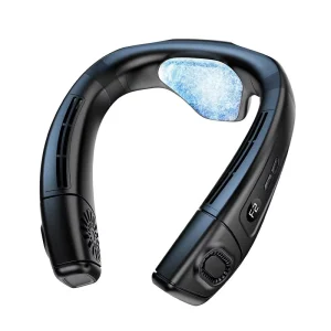 Foldable 4800mAh Wearable Leafless Fan Hands Free Silent Bladeless Cooling Portable Neck Fan