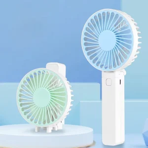 Foldable Mini Portable USB Charging Rechargeable Travel Fan for Office and Car