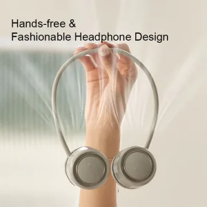 Foldable Portable Fan Outdoor Rechargeable Mini Air Cooler Neck Fan Wearable Fan