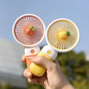 Folding Cooler With Stand Wearable Small Fan Usb Charging Portable Mini Handheld Fan